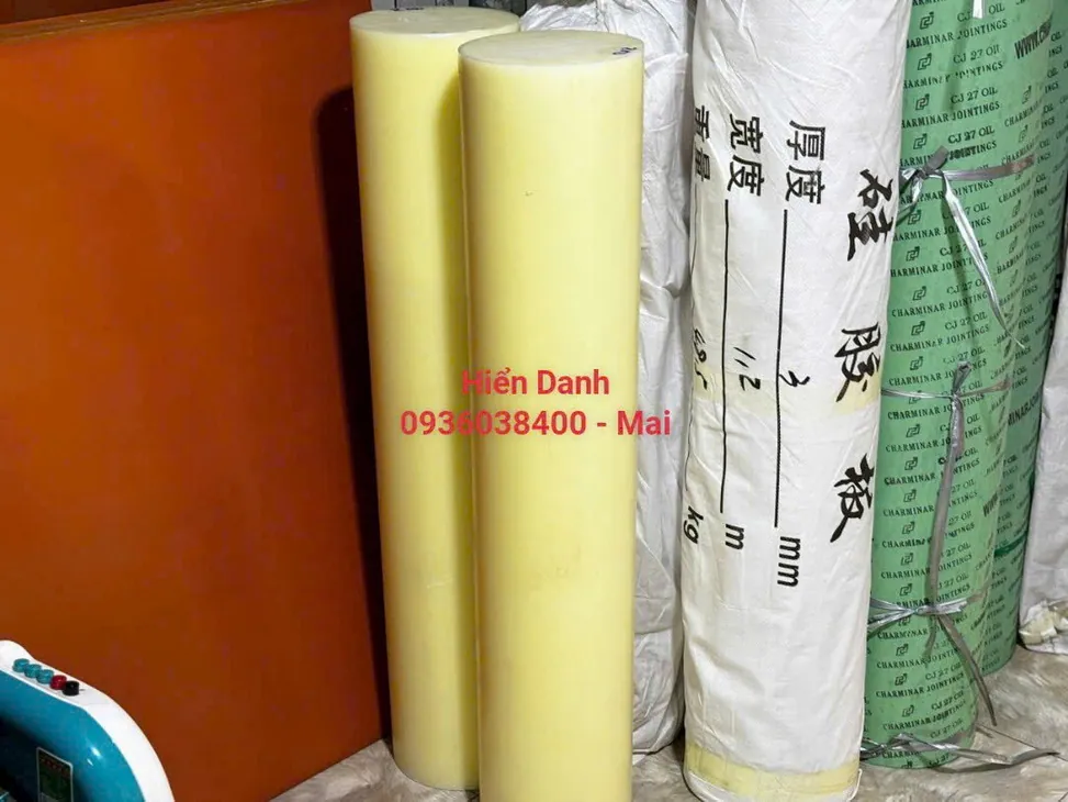 Thanh nhựa PA kích thước 25 mm — vàng 1