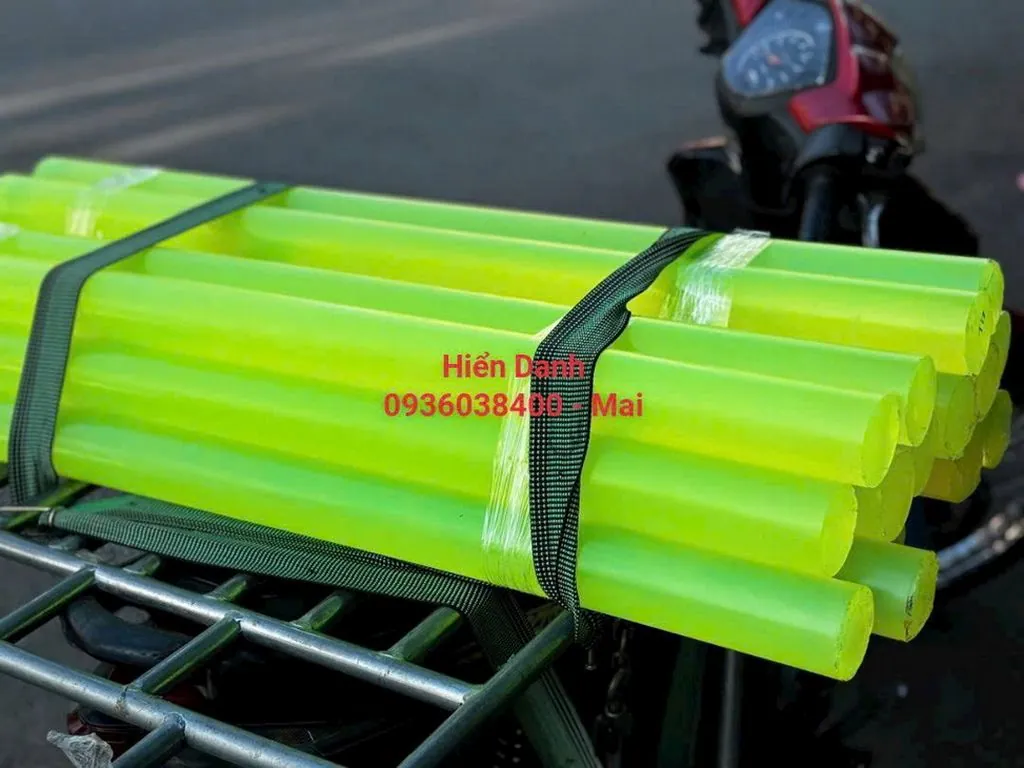 Nhựa PU cây tròn đặc phi 45 mm — ảnh thực tế Nhựa PU cây tròn đặc phi 45 mm — ảnh thực tế