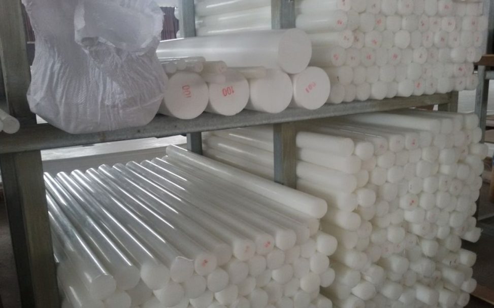 Cây nhựa Teflon ptfe phi 5 đến phi 100