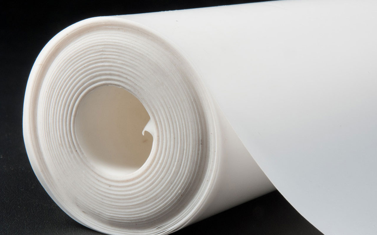 Cuộn nhựa Teflon ptfe màu trắng dày 1.5mm
