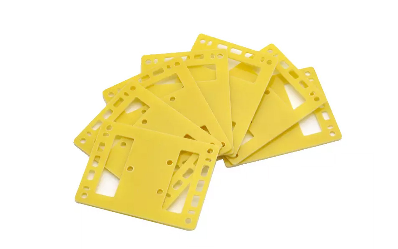 Gia công nhựa phíp tấm epoxy màu vàng