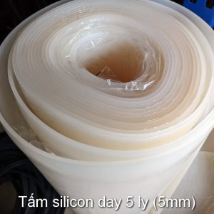Nhựa silicon tấm, ống, dây chịu nhiệt dày 1, 2, 3, 5, 8, 10, 15, 20mm