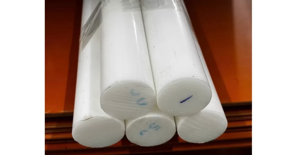 Cây nhựa tròn PP màu trắng phi 8, 10, 12, 15, 20, 25, 30, 35, 40, 50 tới 300mm